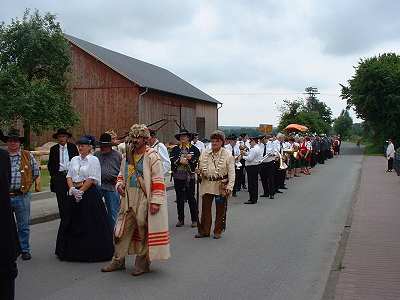 Aufstellung zum Abmarsch