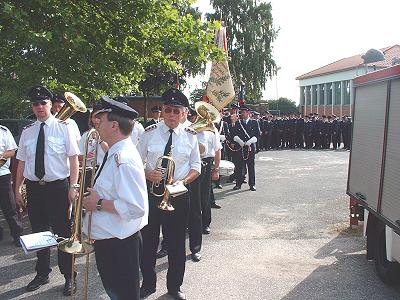 Musikzug Möhnsen nimmt Marschaufstellung