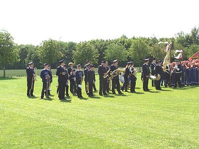 Amtswehrfest 2009 in Fuhlenhagen - Begrüßung und Antreten