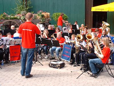 Geimeinsames Konzert Jugendblasorchzester Sachsenswald mit Køge Musikskoles Messingensemble