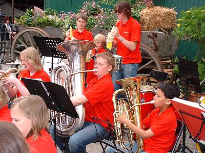 Geimeinsames Konzert Jugendblasorchzester Sachsenswald mit Køge Musikskoles Messingensemble