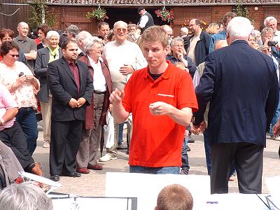 Geimeinsames Konzert Jugendblasorchzester Sachsenswald mit Køge Musikskoles Messingensemble