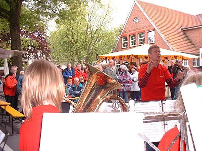 Geimeinsames Konzert Jugendblasorchzester Sachsenswald mit Køge Musikskoles Messingensemble in Trittau