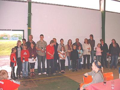 Feier Jugendblasorchester Sachsenwald und Køge Musikskoles Messingensemble in der Sporthalle Möhnsen