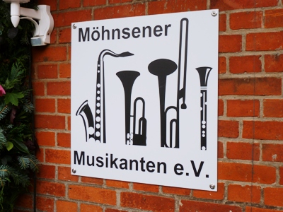 Einweihungsfeier für das neue Vereinsheim der Möhnsener Musikanten