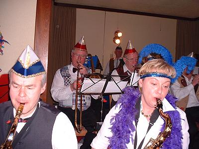 Musikzug Möhnsen beim Faschingskonzert in Brunstorf