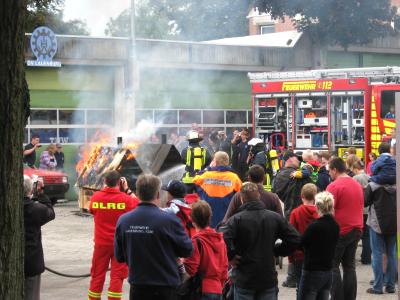 Jugendblasorchester Sachsenwald beim Tag der offenen Tür der FF Lauenburg