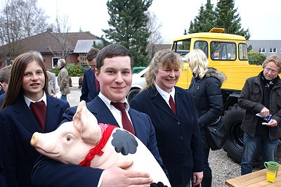 Auftritt des  Jugendblasorchester Sachsenwald beim Firmenjubiäum