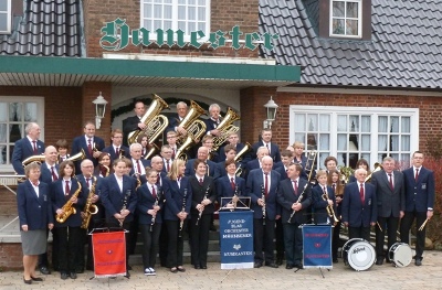 Möhnsener Musikanten vor der Generalprobe am Tag vor dem Frühjahrskonzert