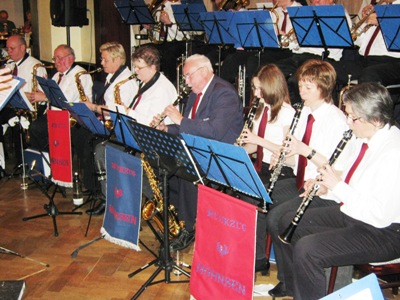 Frühlngskonzert 2012 des Musikzuges Möhnsen im Gasthof Hamester in Basthorst