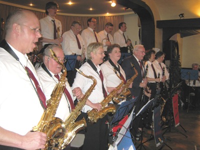 Musikzug Möhnsen beim Frühlingskonzert 2012 in Basthorst im Gasthof Hamester in Basthorst