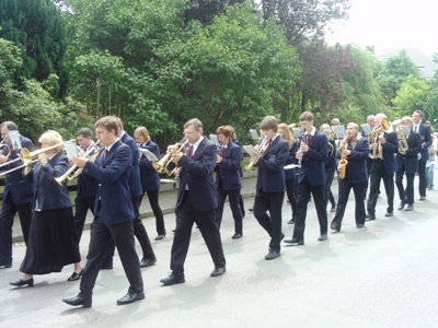 Kinderfest 2012 in Fuhlenhagen mit Musikzug und Jugendblasorchester aus Möhnsen