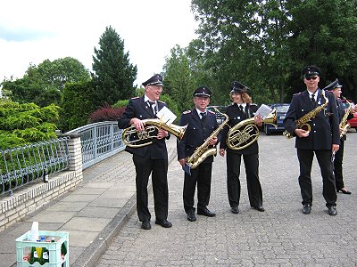 Schützenfest 2011 in Gülzow - beim alten König