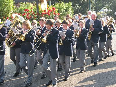 Jugendblasorchester Sachsenwald 2009 im Heidepark Soltau