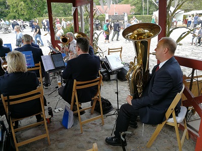 Möhnsener Musikanten auf dem Herbstmarkt auf Gut Basthorst