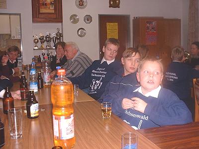 Auf der Jahreshauptversammlung des Jugendblasochesters Sachsenwald 2007