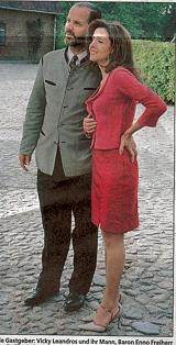 Vicky Leandros und Baron Enno Freiherr von Rufin