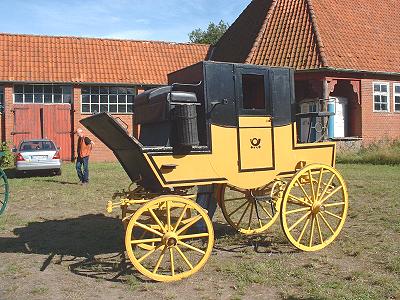 Landmarkt in Gülzow- Postkutsche