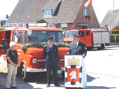 Fahrzeugeinweihung bei der FF Mühlenrade