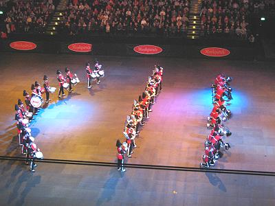 Musikparade 2010 in der Color Line Arena in Hamburg - Musikkorps Antonius aus den Niederlanden 