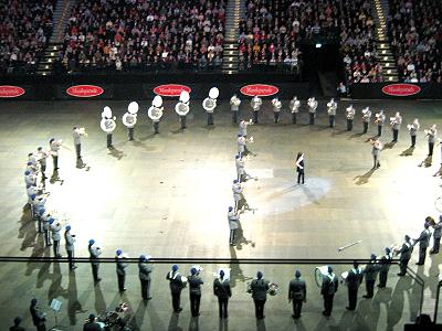 Musikparade 2010 in der Color Line Arena in Hamburg - Das Polizeiorchester Zürich