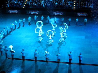 Musikparade 2010 in der Color Line Arena in Hamburg - Das Militärmusikkorps Perm aus Russland 