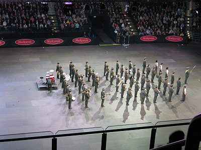 Musikparade 2011 in der o2 World in Hamburg - Musikverein Freistadt Rust aus Östereich - Bild anklicken zum Vergrößern