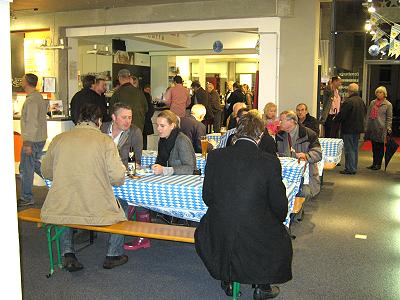 Musikzug Möhnsen beim Oktoberfest des Eleltrofachmarktes Buddenhagen in Hamburg-Winterhude