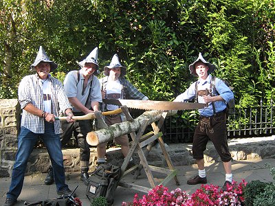 Musikzug Möhnsen beim 2.Oktoberfest in Kasseburg