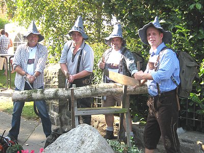 Musikzug Möhnsen beim 2.Oktoberfest in Kasseburg