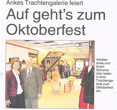 Oktoberfest in Ankes Trachtengalerie linau