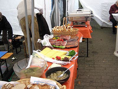 Musikzug Möhnsen beim Oktoberfest in Linau bei Ankes Trachtengalerie