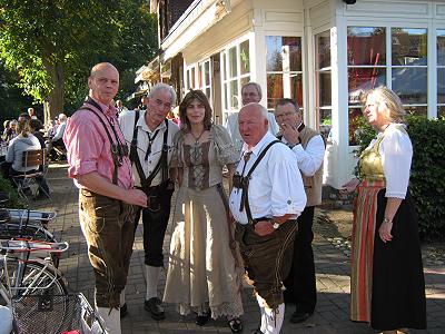 Musikzug Möhnsen beim Oktoberfest im Restaurant DIE MÜHLE in Hamuburg Wohldorf