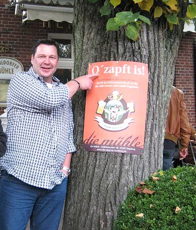 Musikzug Möhnsen beim Oktoberfest im Restaurant DIE MÜHLE in Hamuburg Wohldorf