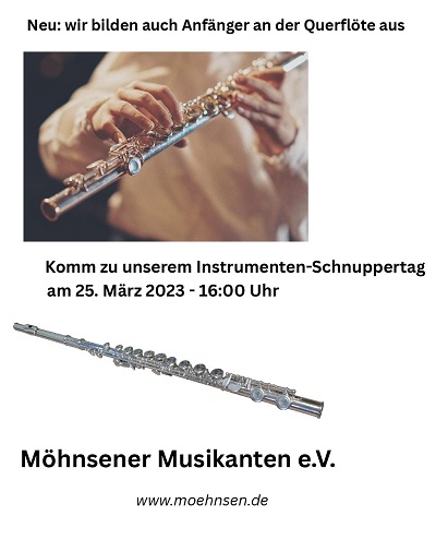 Querflöte lernen bei den Möhnsener Musikanten