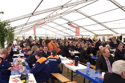 Jugendblasorchester Sachsenwald auf dem Amtswehrfest in Ritzerau