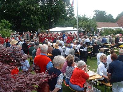 viele Besucher am Sängerberg