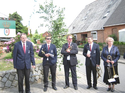 Schützenfest 2012 in Gülzow - beim alten König