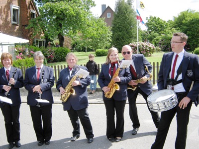 Schützenfest 2012 in Gülzow - beim alten König