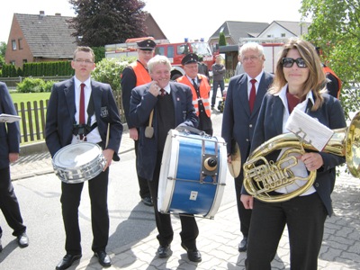 Schützenfest 2012 in Gülzow - beim alten König