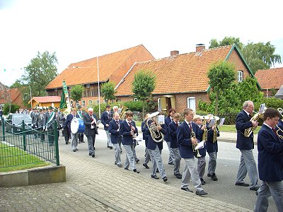 Schützenfest 2009 in Müssen mit dem Jugendblasorchester Sachsenwald