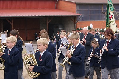 Schützenfest 2009 in Müssen mit dem Jugendblasorchester Sachsenwald