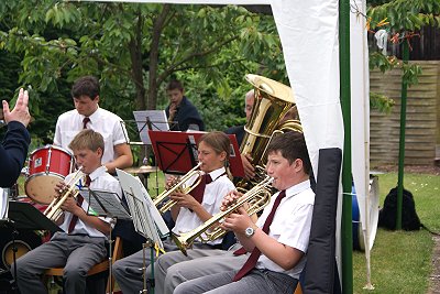 Schützenfest 2009 in Müssen mit dem Jugendblasorchester Sachsenwald