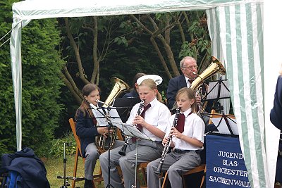 Schützenfest 2009 in Müssen mit dem Jugendblasorchester Sachsenwald