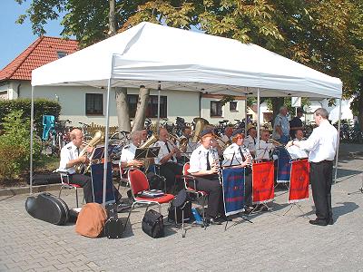 Musikzug Möhnsen beim Tag der offenen Tür bei der FF Schwarzenbek