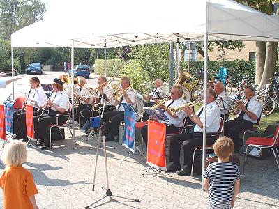 Musikzug Möhnsen beim Tag der offenen Tür bei der FF Schwarzenbek