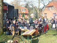 Beim Maibaumfest in Siebeneichen