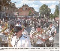 Musikzug Möhnsen beim Umzug in Trittau - Bild anklicken zum Vergrößern