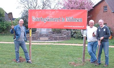 Werbebanner für das 5. Vatertagskonzert 