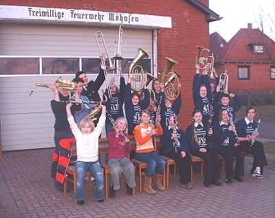  Jugendblasorchester Sachsenwald bei der Jahreshauptversammlung 2006 - Bild anklicken zum Vergrößern